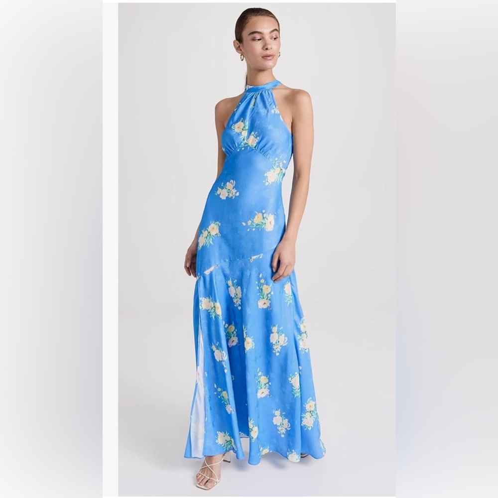 NWT LoveShackFancy Brinda Dress color: blueberry lemonade